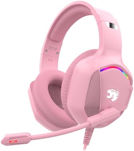 IMYB A36 Gaming Headset with Microphone for Pc, Xbox One Series X/s, Ps4, Ps5, Switch, Stereo Wired Noise Cancelling Over-Ear Headphones with Mic for Computer, Laptop, Mac, Nintendo, Gamer (Blue)