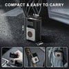 Tire Inflator Portable Air Compressor, 160 PSI Portable Tire Inflator for Car, Car Tire Air Pump Portable with Tire Pressure Gauge, Portable Air Compressor for Car Tires, Motorcycle, Bicycle and More