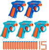 Nerf N Series Party Pack, Includes 5 N Series Flex Blasters, 15 N1 Darts Compatible Only N Series Blasters, Ages 8+ (Amazon Exclusive)