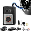 Tire Inflator Portable Air Compressor, 160 PSI Portable Tire Inflator for Car, Car Tire Air Pump Portable with Tire Pressure Gauge, Portable Air Compressor for Car Tires, Motorcycle, Bicycle and More
