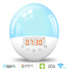 wifi voice control smart wake-up light alarm clock sunrise natural wake-up light