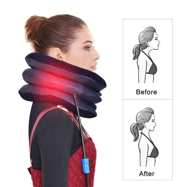 Inflatable Neck Collar Pillow Posture Correct - Bubba My Shop