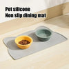 Things for Cats Silicone Pet Feeding Dog and Cats Bowl Food Mat Puppy Feeder Tray Water Mat Placemat Cat's Accessories Products