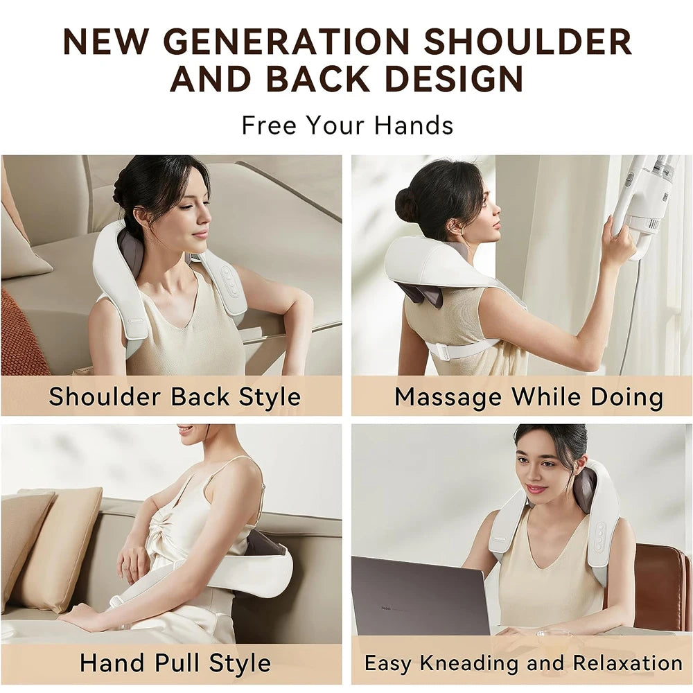 Neck Chiropractic Massager for Shoulder Pain Relief - Bubba My Shop