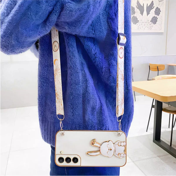 Crossbody Lanyard Rabbit luggage bracket - Bubba My Shop