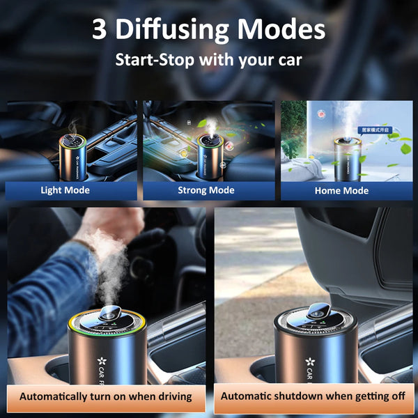 Car Aroma Diffuser with LED Starry - Bubba My Shop